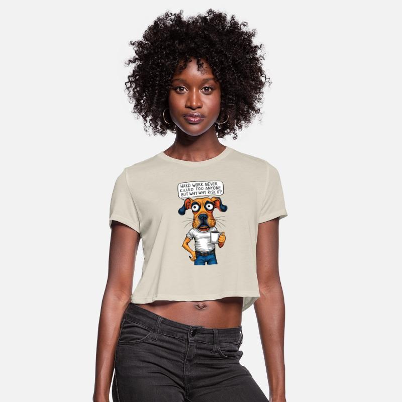 The dog should be holding a white
