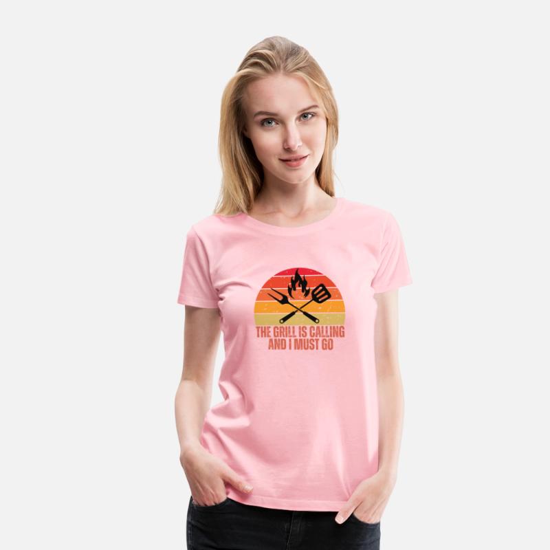 The Grill is Calling And I Must Go Retro Sunset