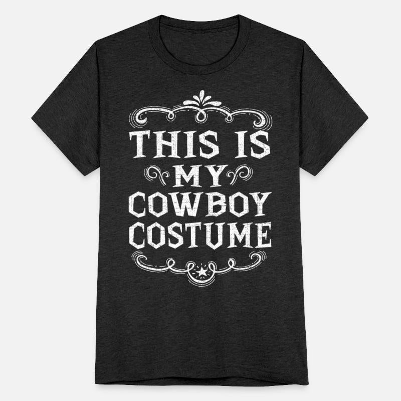 This Is My Cowboy Costume Funny Lazy Halloween