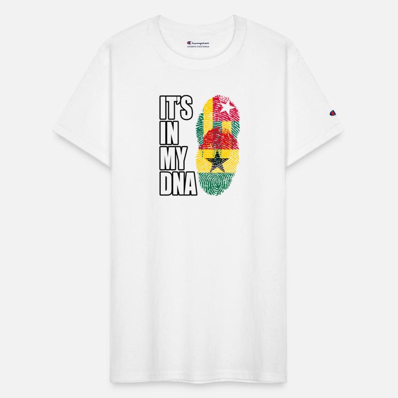 Togolese And Ghanaian Mix Heritage DNA Flag