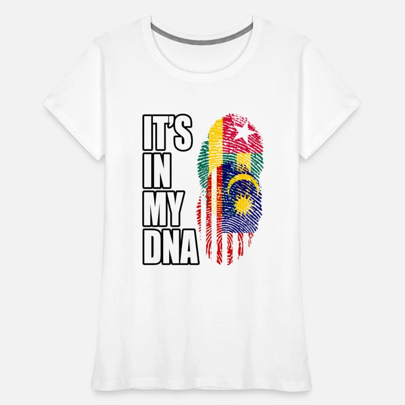 Togolese And Malaysian Mix Heritage DNA Flag