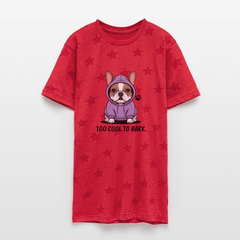 Too Cool To Bark French Bulldog Hoodie
