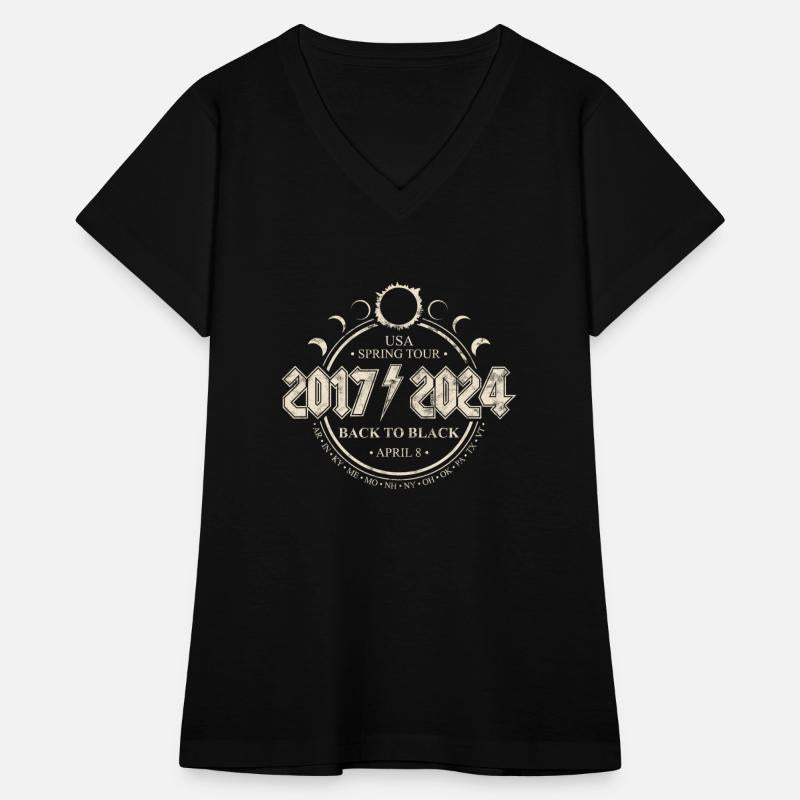 Total Solar Eclipse 2017 2024 Back To Black USA