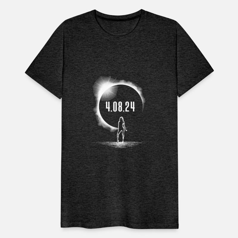 Total Solar Eclipse Woman Silhouette 4.08.24women'
