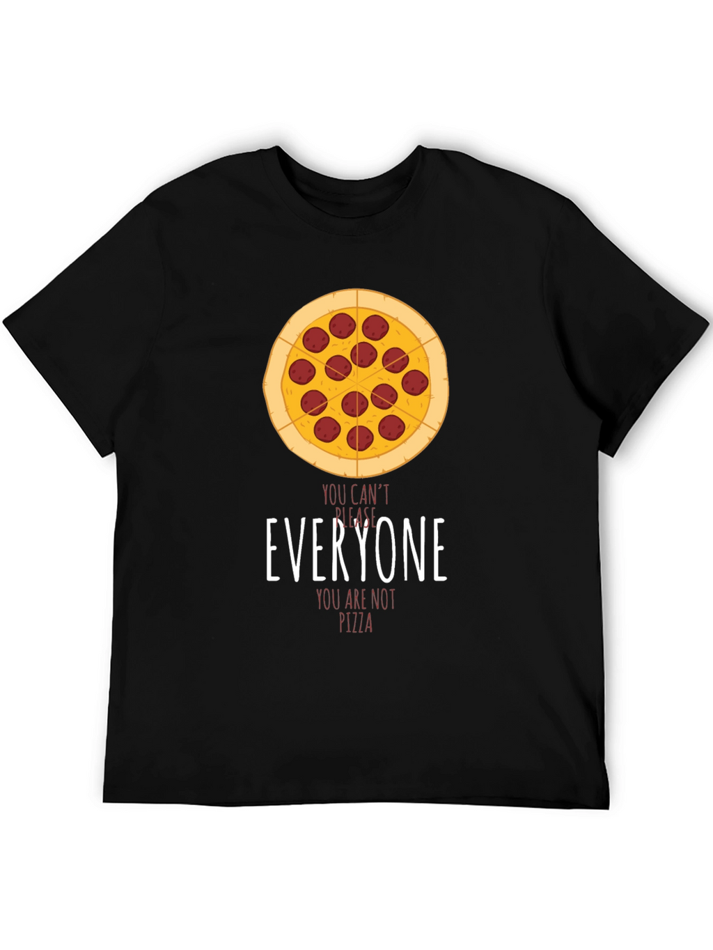 Pizza Graphic T-Shirt - You Cant Please Everyone!