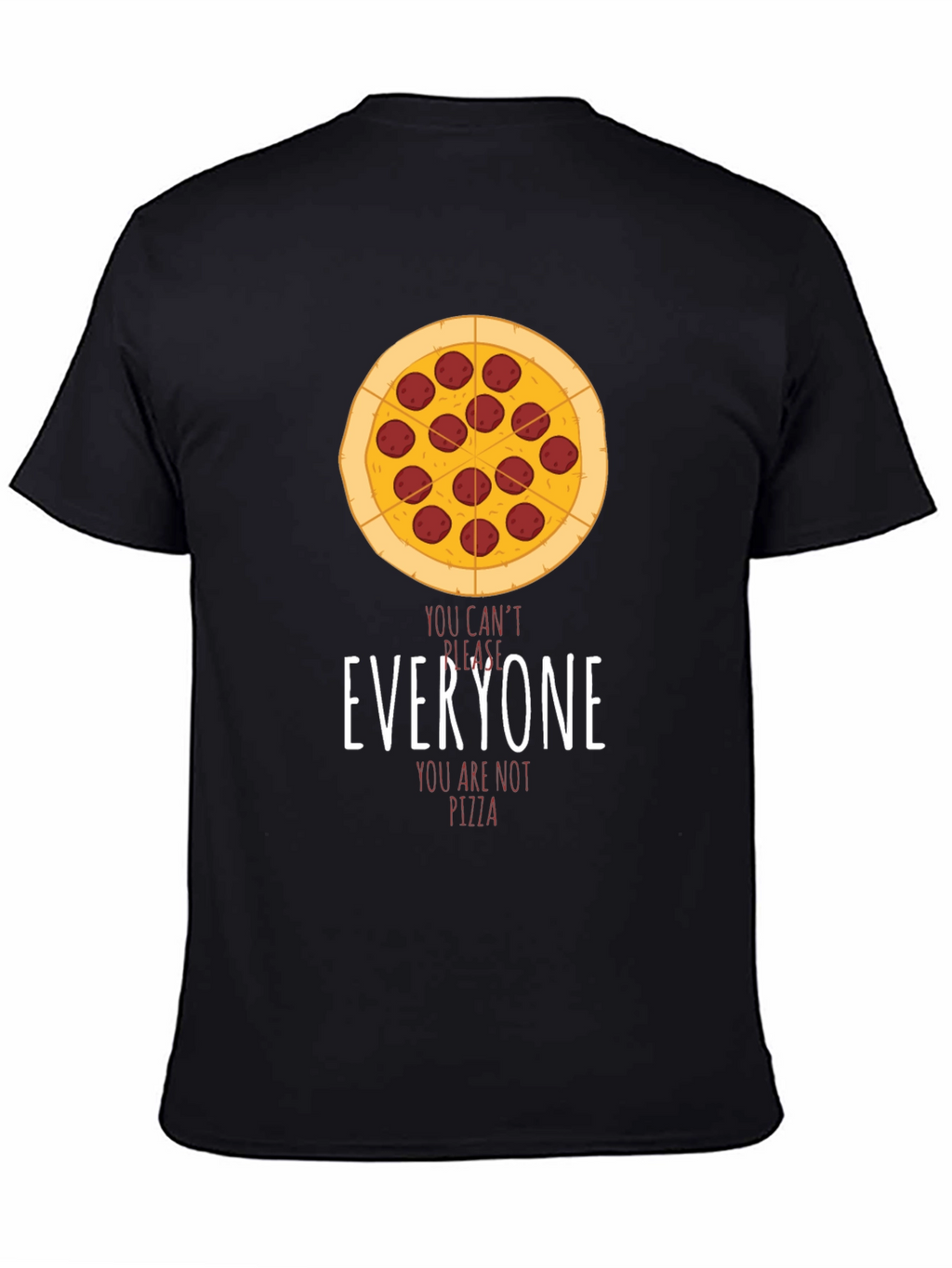 Pizza Graphic T-Shirt - You Cant Please Everyone!