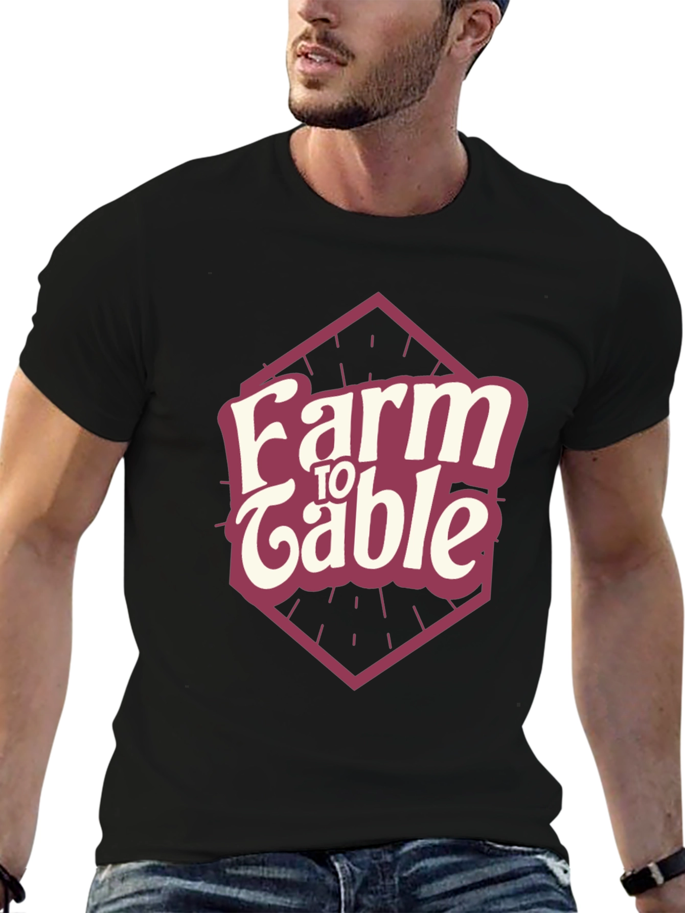 Farm to Table Graphic Tee - Eco-Friendly Cotton