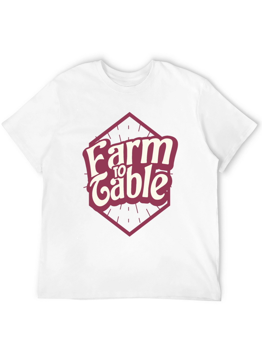 Farm to Table Graphic Tee - Eco-Friendly Cotton