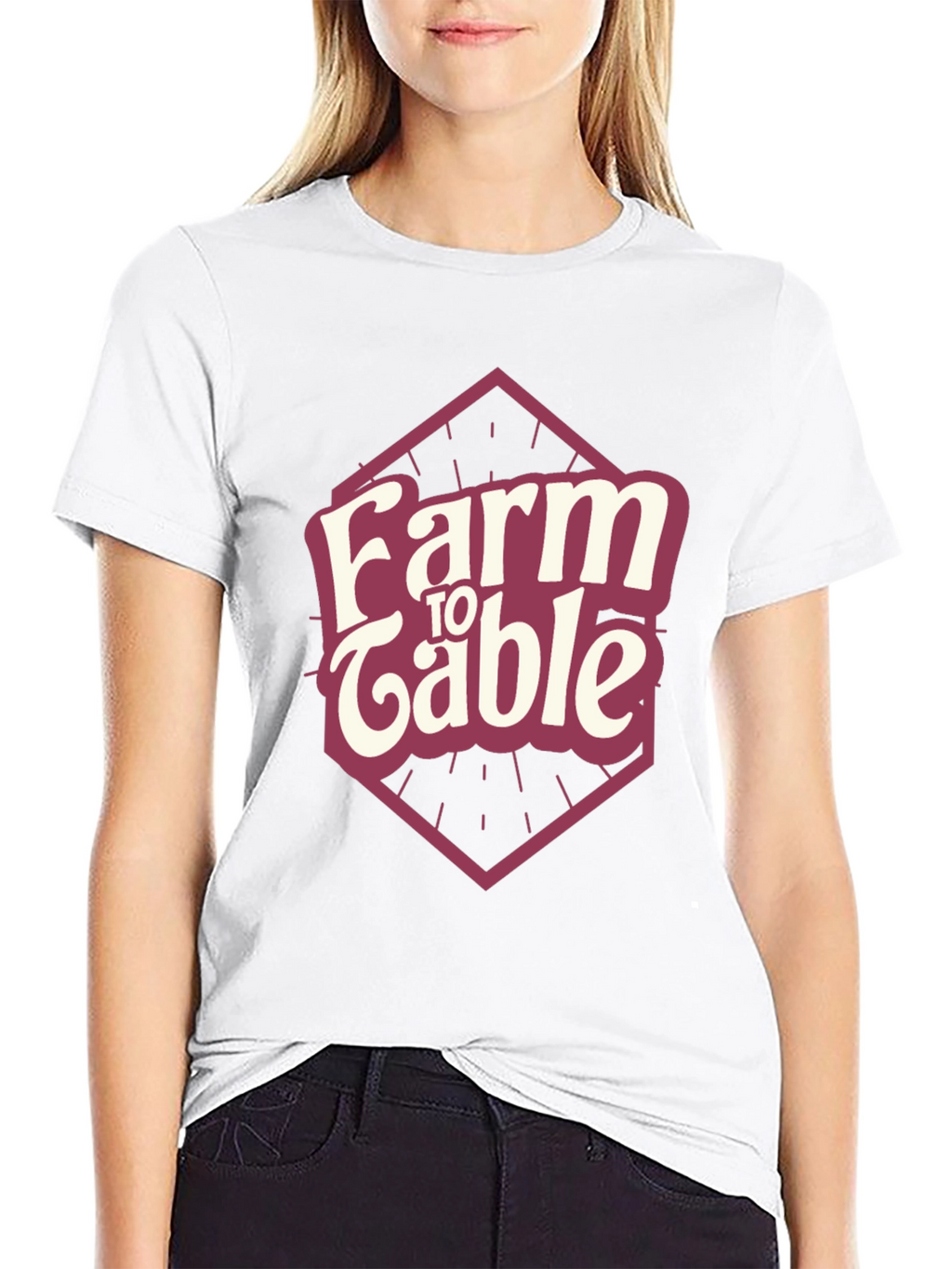 Farm to Table Graphic Tee - Eco-Friendly Cotton
