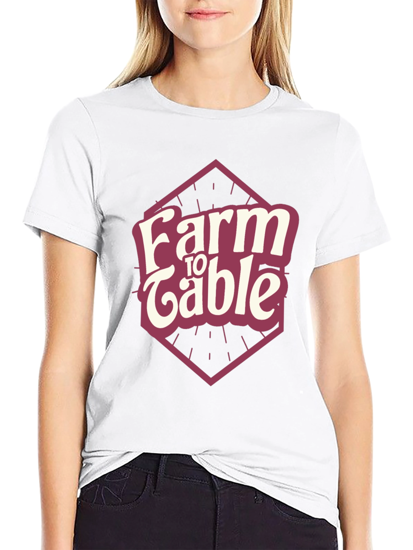Farm to Table Graphic Tee - Eco-Friendly Cotton