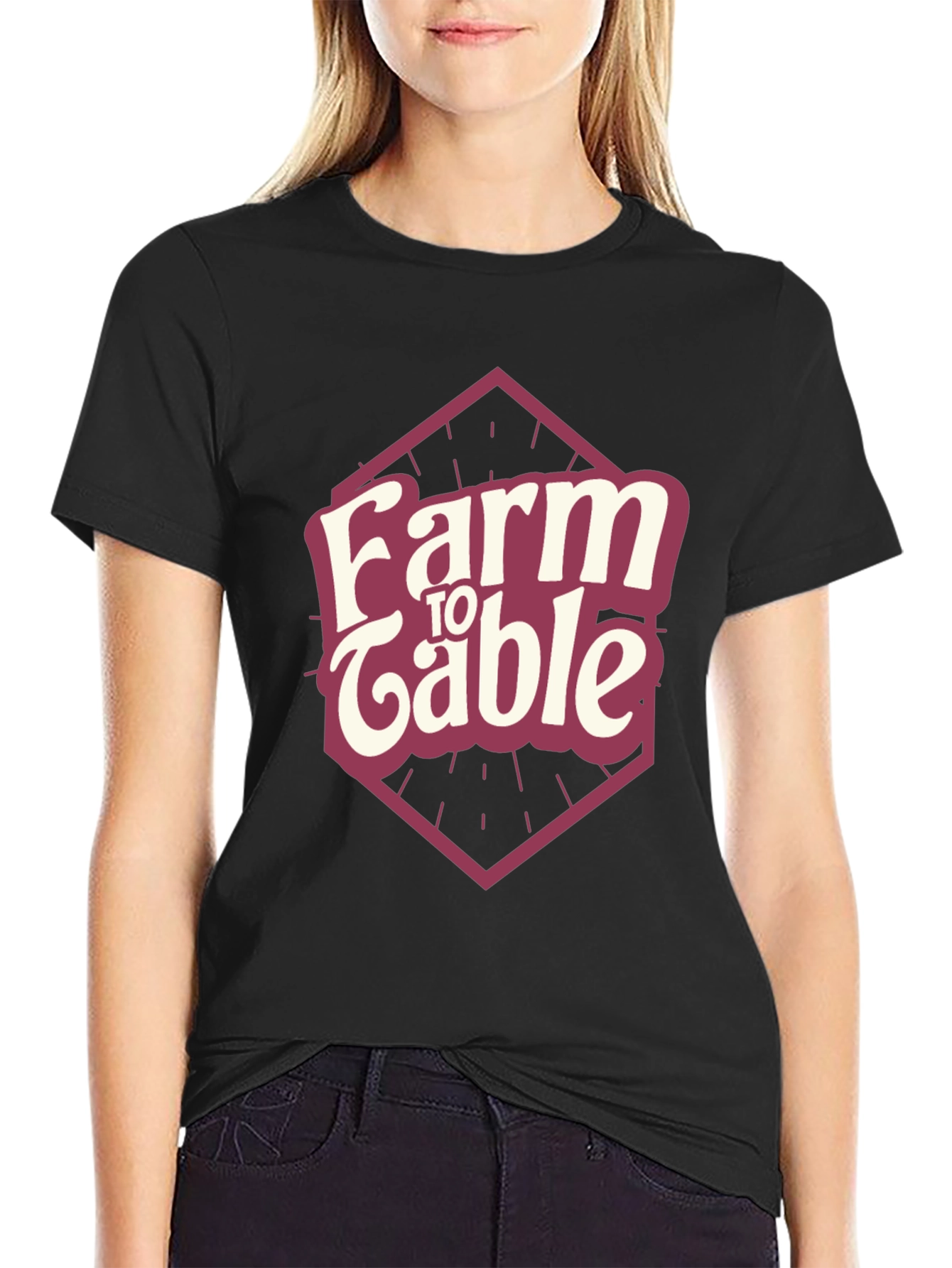Farm to Table Graphic Tee - Eco-Friendly Cotton