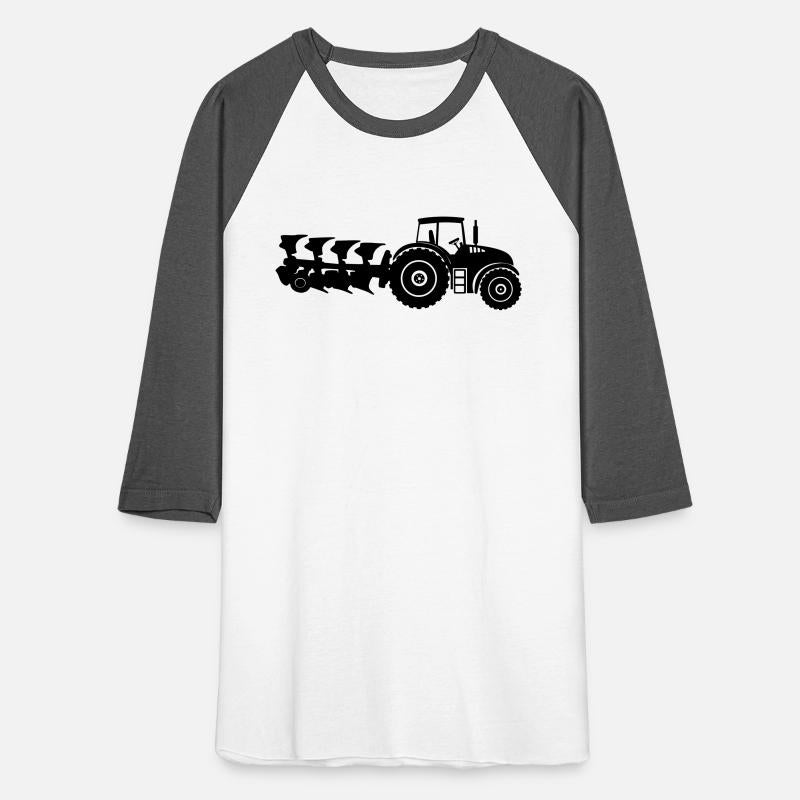 Tractor with big plow l