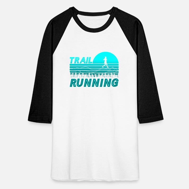 Trail run blue sunset with mountains and forest