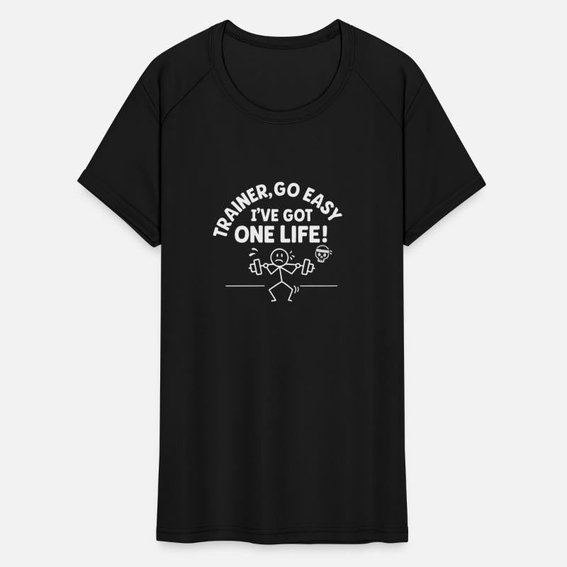 Trainer go gym motivation quote with white text