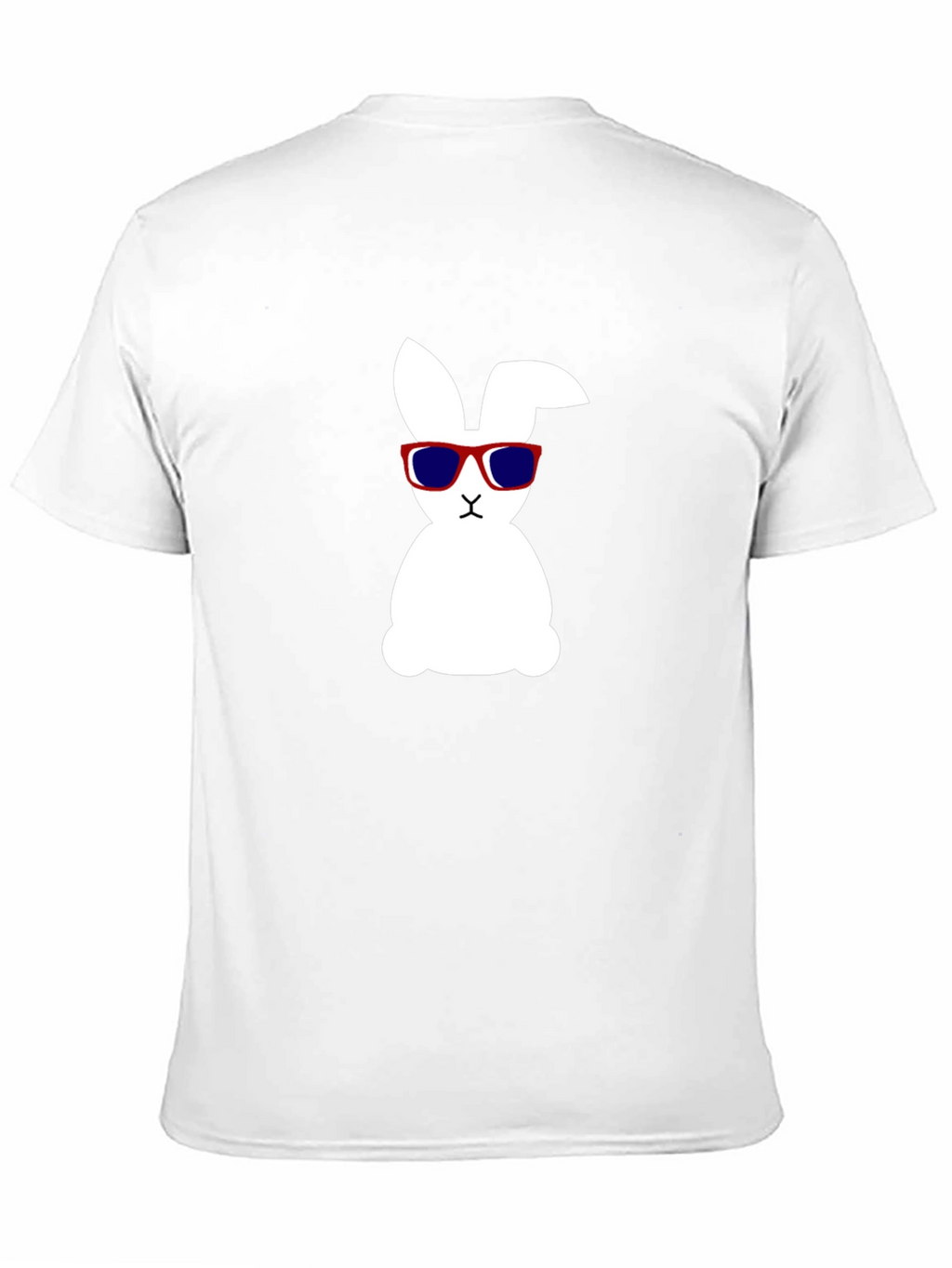 Cool Bunny Graphic Tee - Black Cotton Shirt