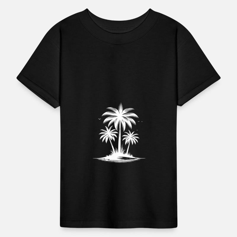 Tropical Beach With Palm Trees