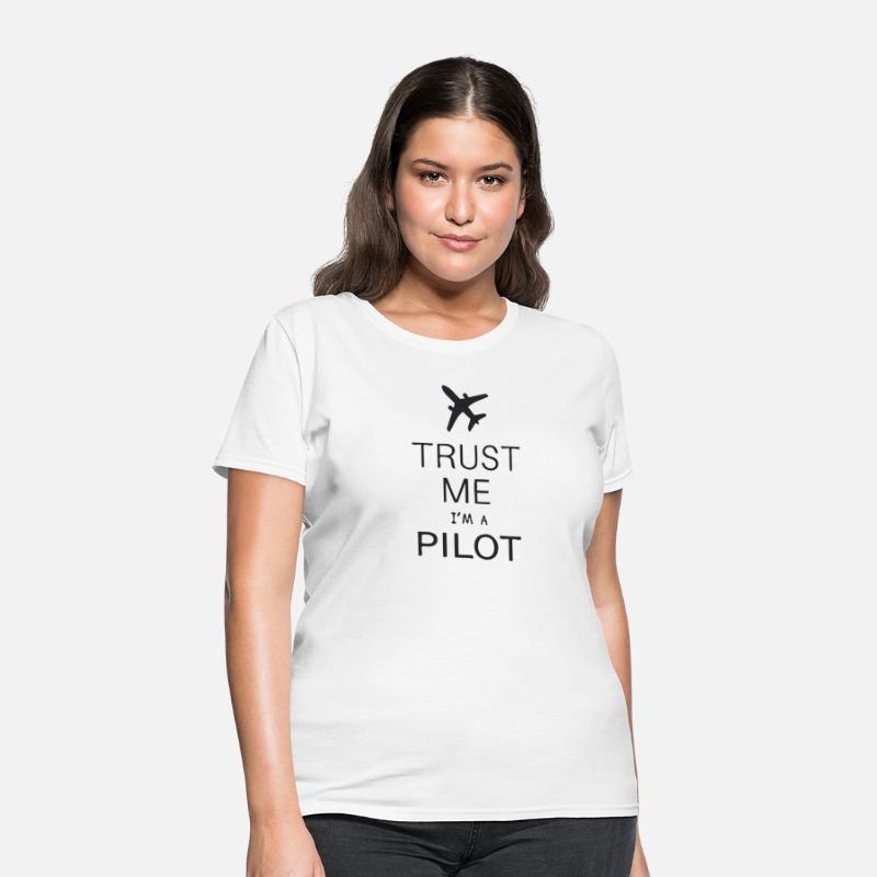 Trust Me I m a Pilot 2 Designed T Shirt