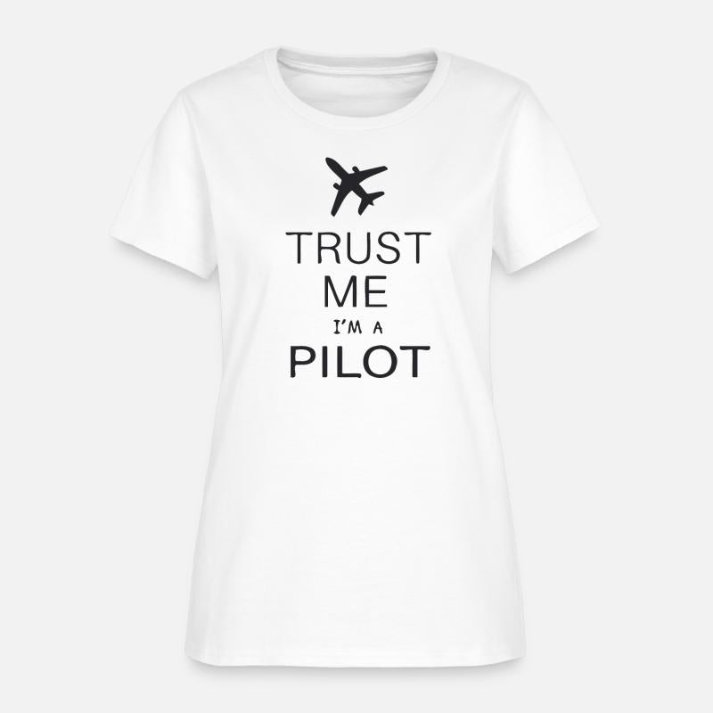 Trust Me I m a Pilot 2 Designed T Shirt