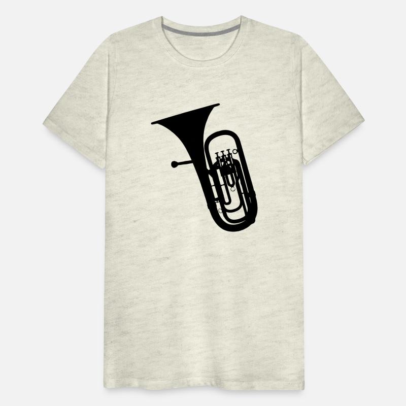 Tuba wind instrument shadow