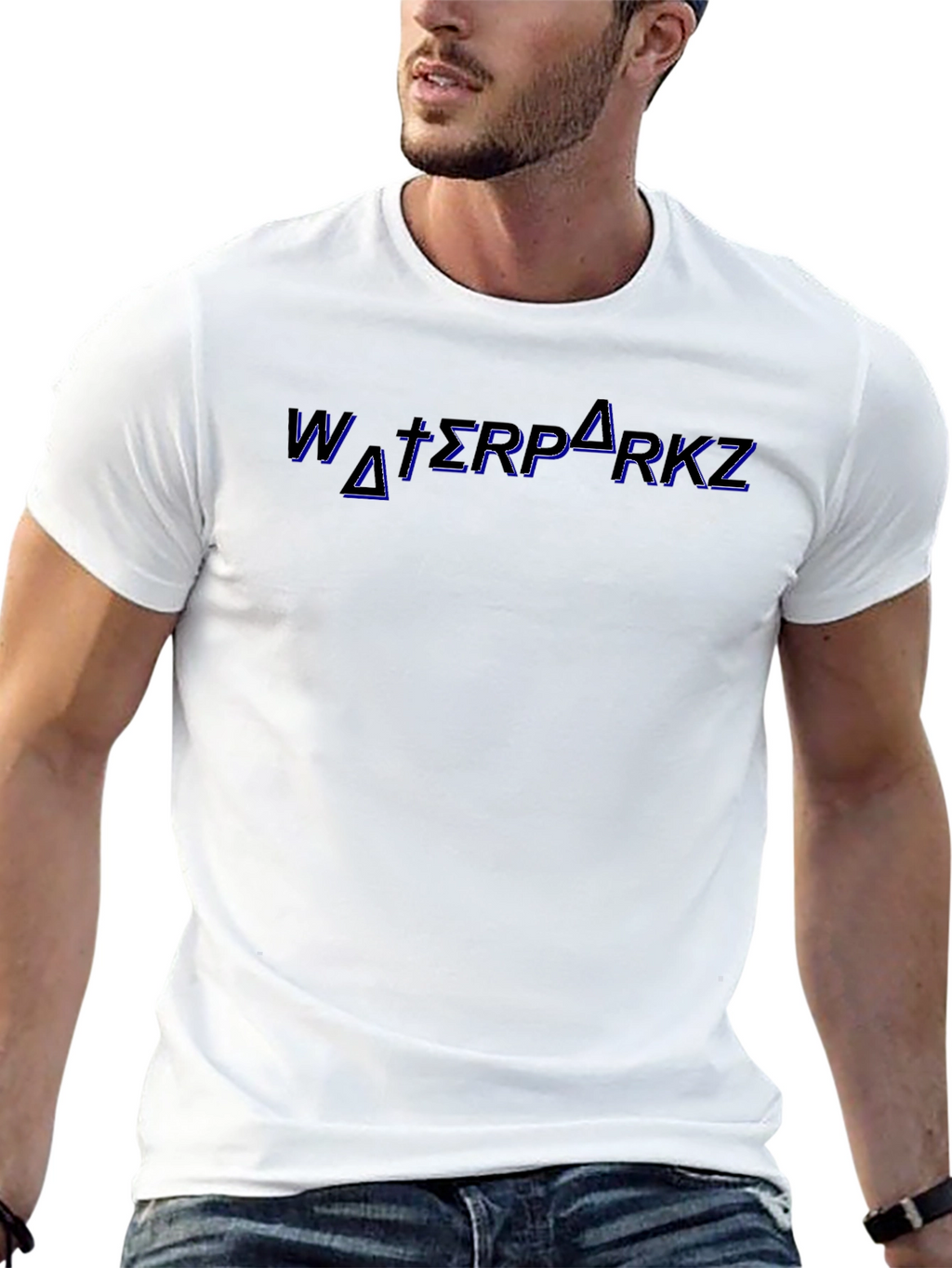 Waterparks Black T-Shirt - Graphic Print