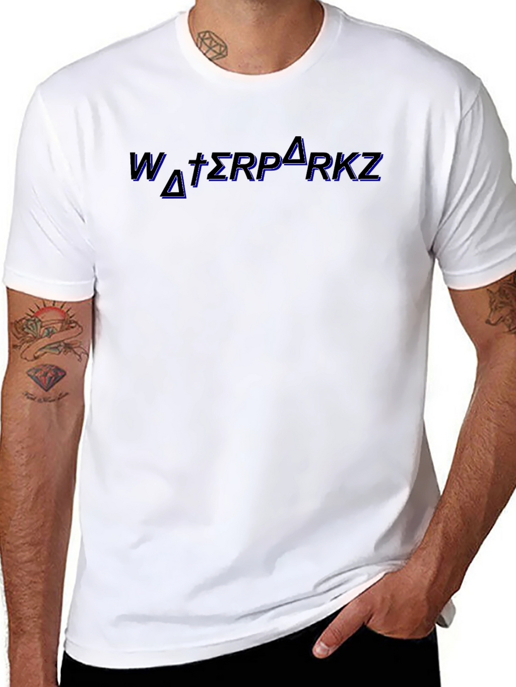 Waterparks Black T-Shirt - Graphic Print