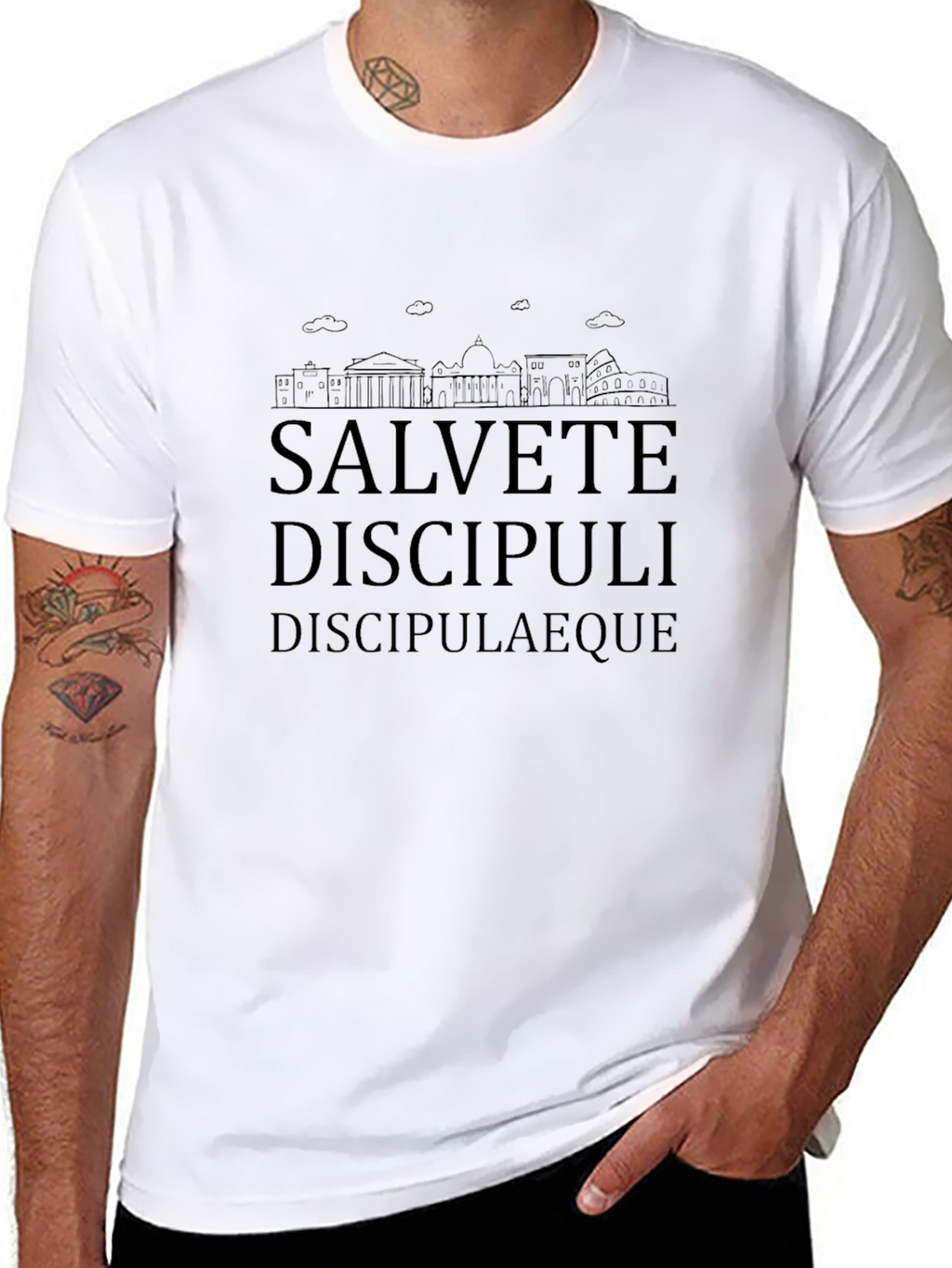 Salvete Discipuli T-Shirt - Latin Student Tee