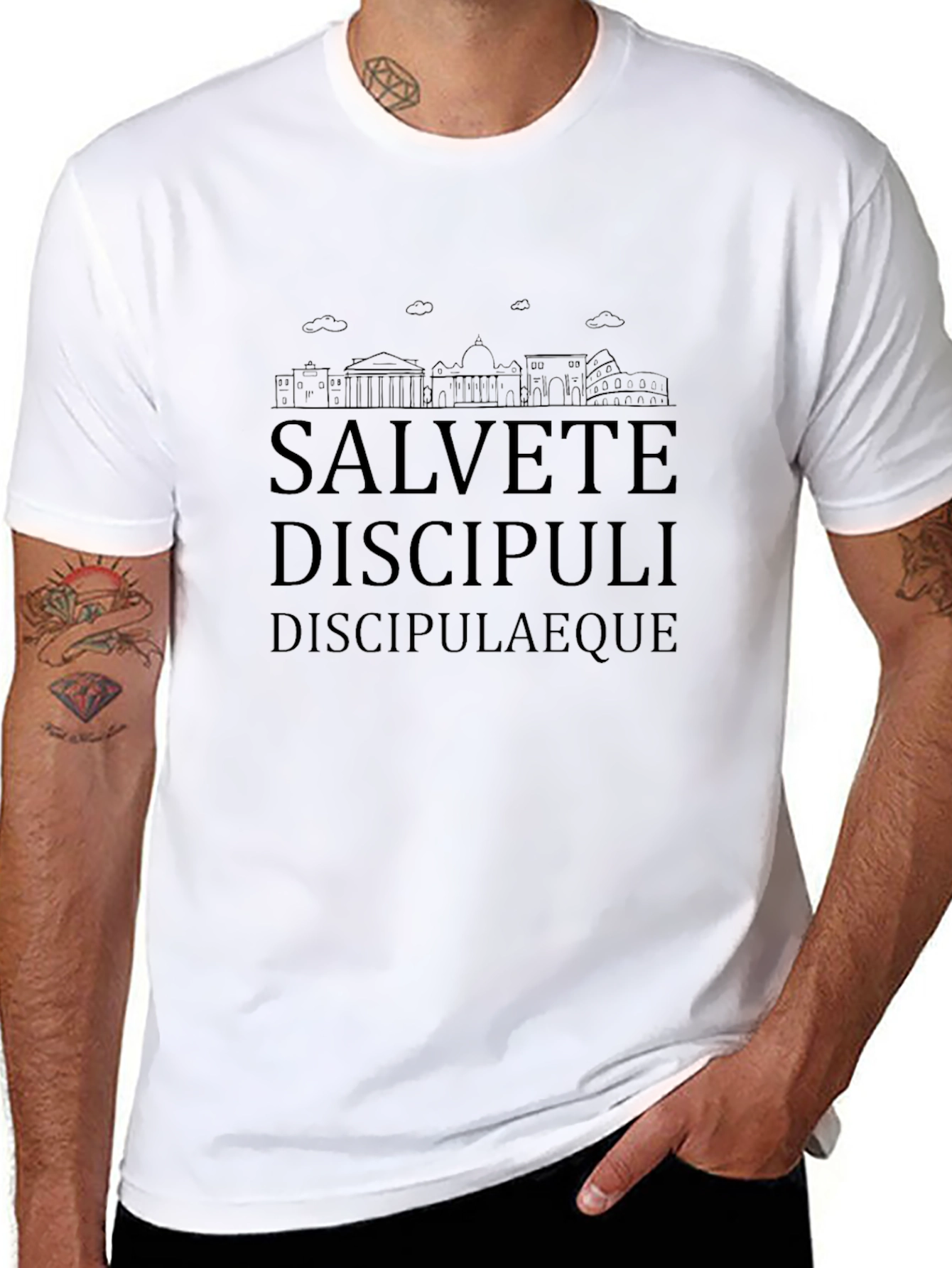 Salvete Discipuli T-Shirt - Latin Student Tee