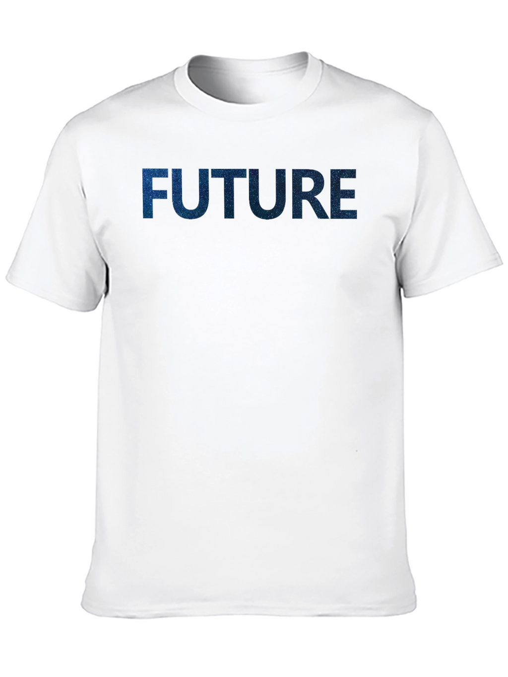 Future Galaxy Print Black T-Shirt