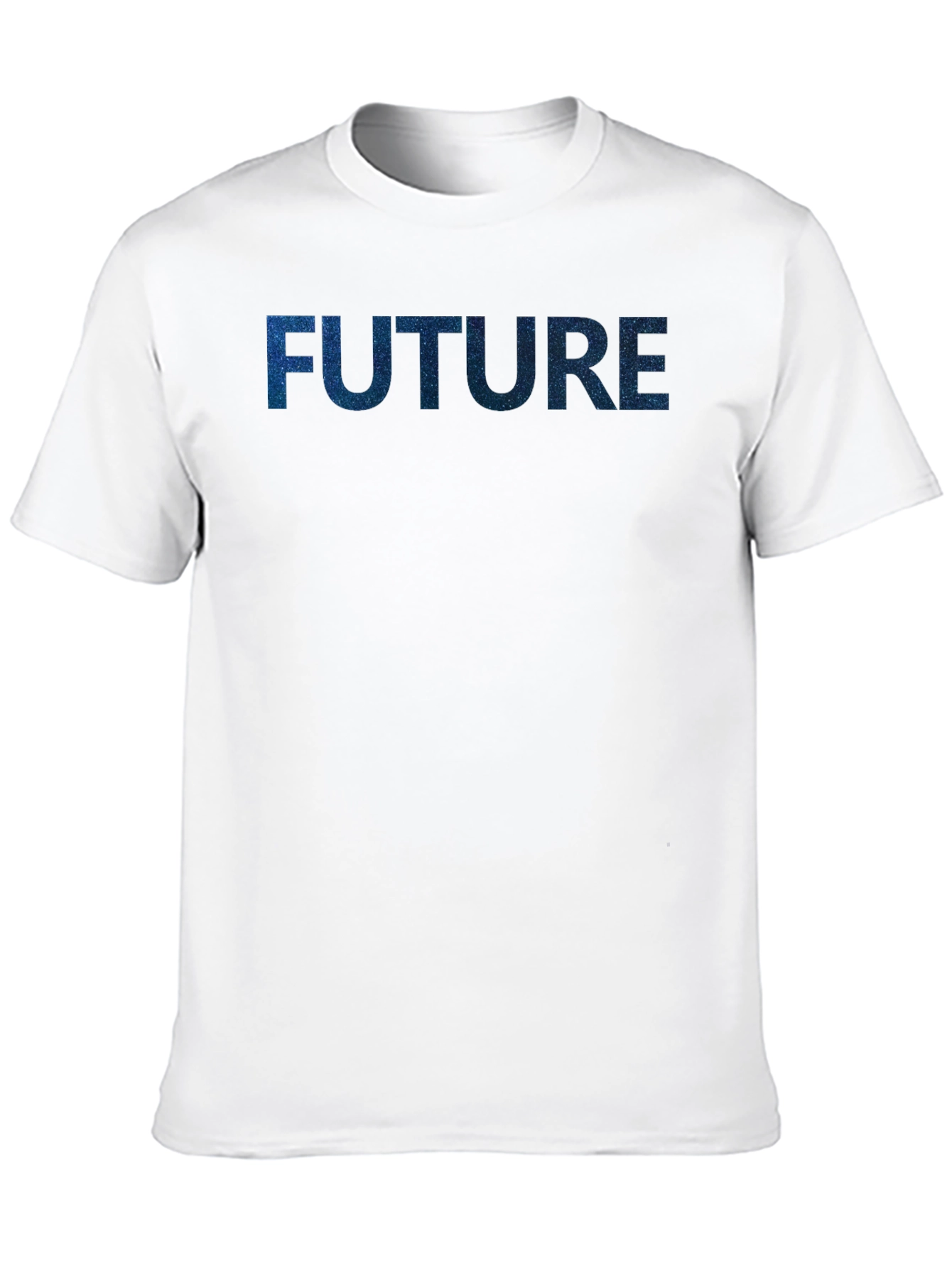 Future Galaxy Print Black T-Shirt