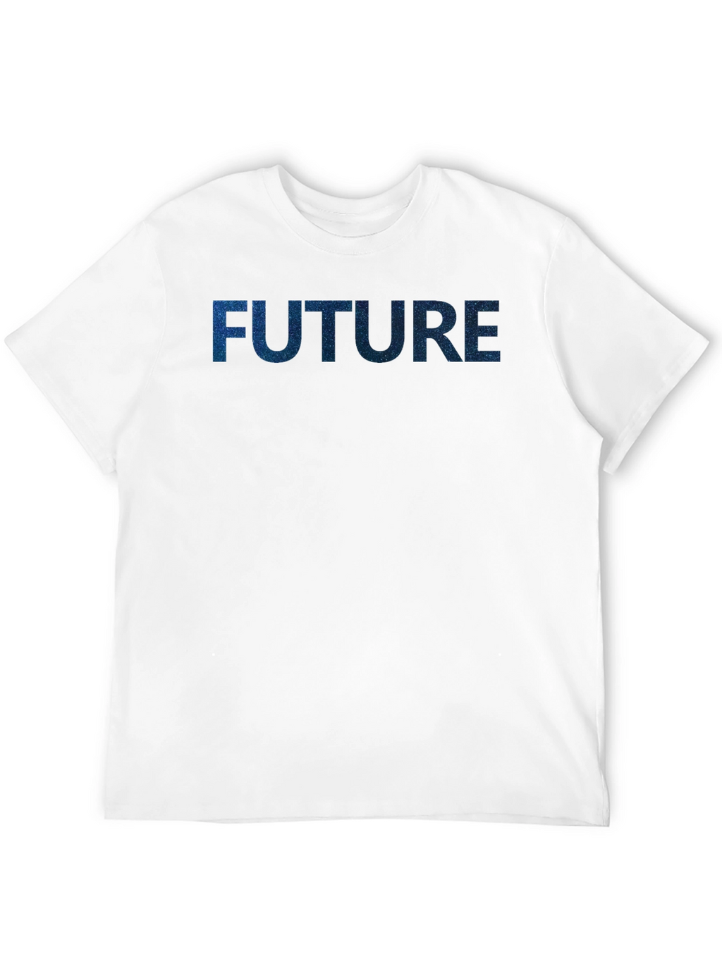 Future Galaxy Print Black T-Shirt