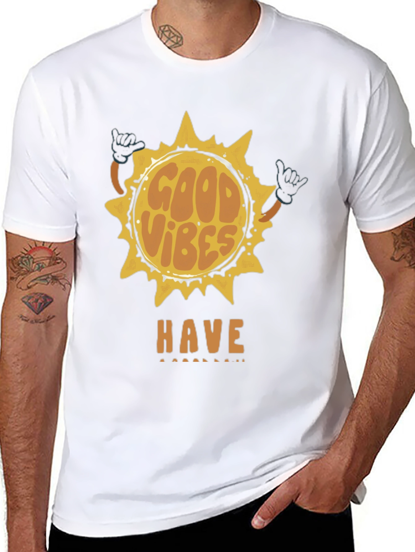 Good Vibes Graphic T-Shirt - Black