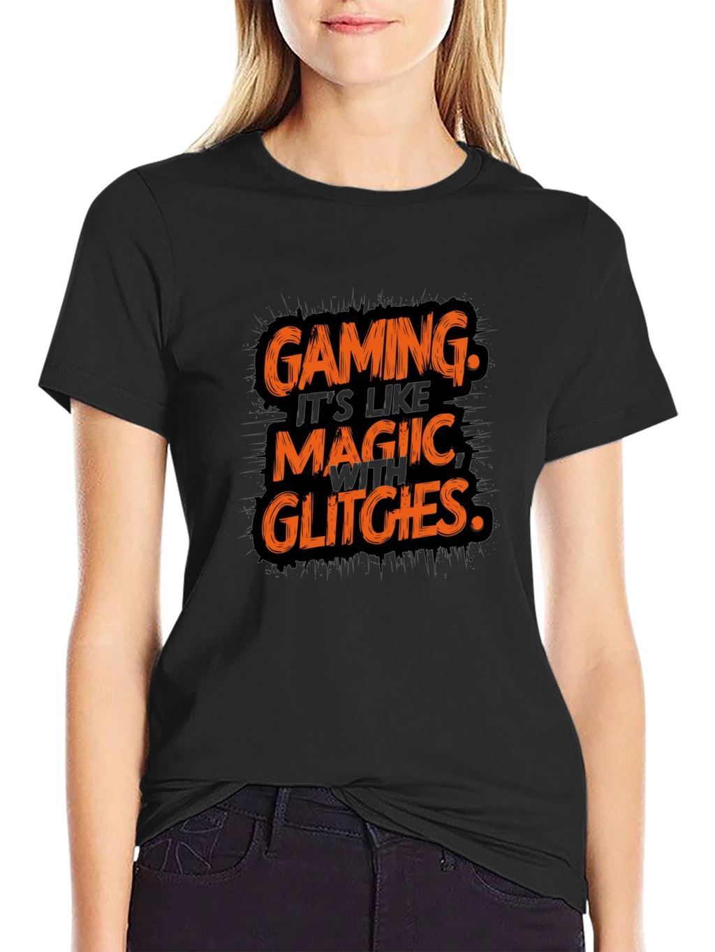 Gaming Magic Glitches T-Shirt - Gamer Style
