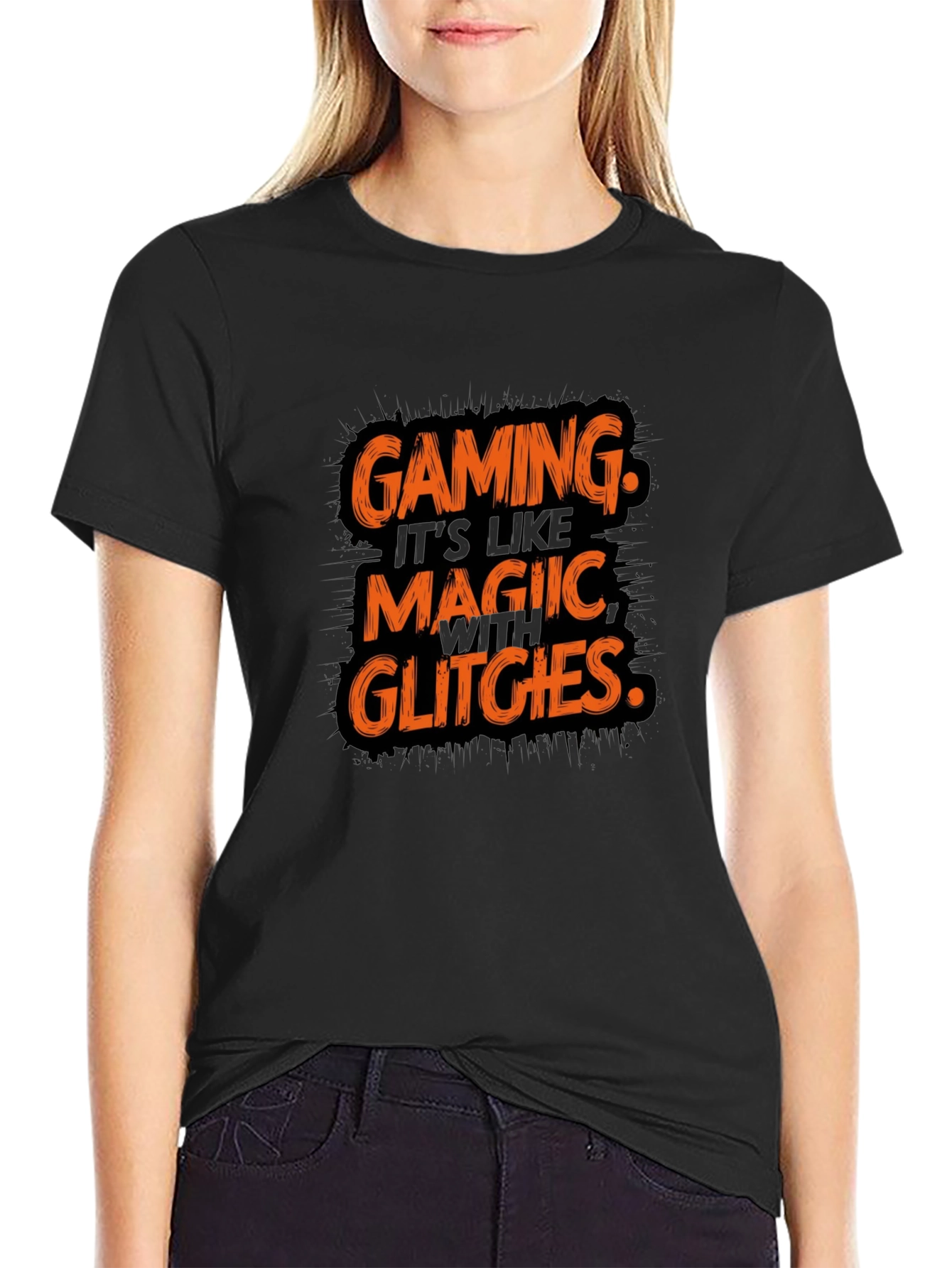Gaming Magic Glitches T-Shirt - Gamer Style