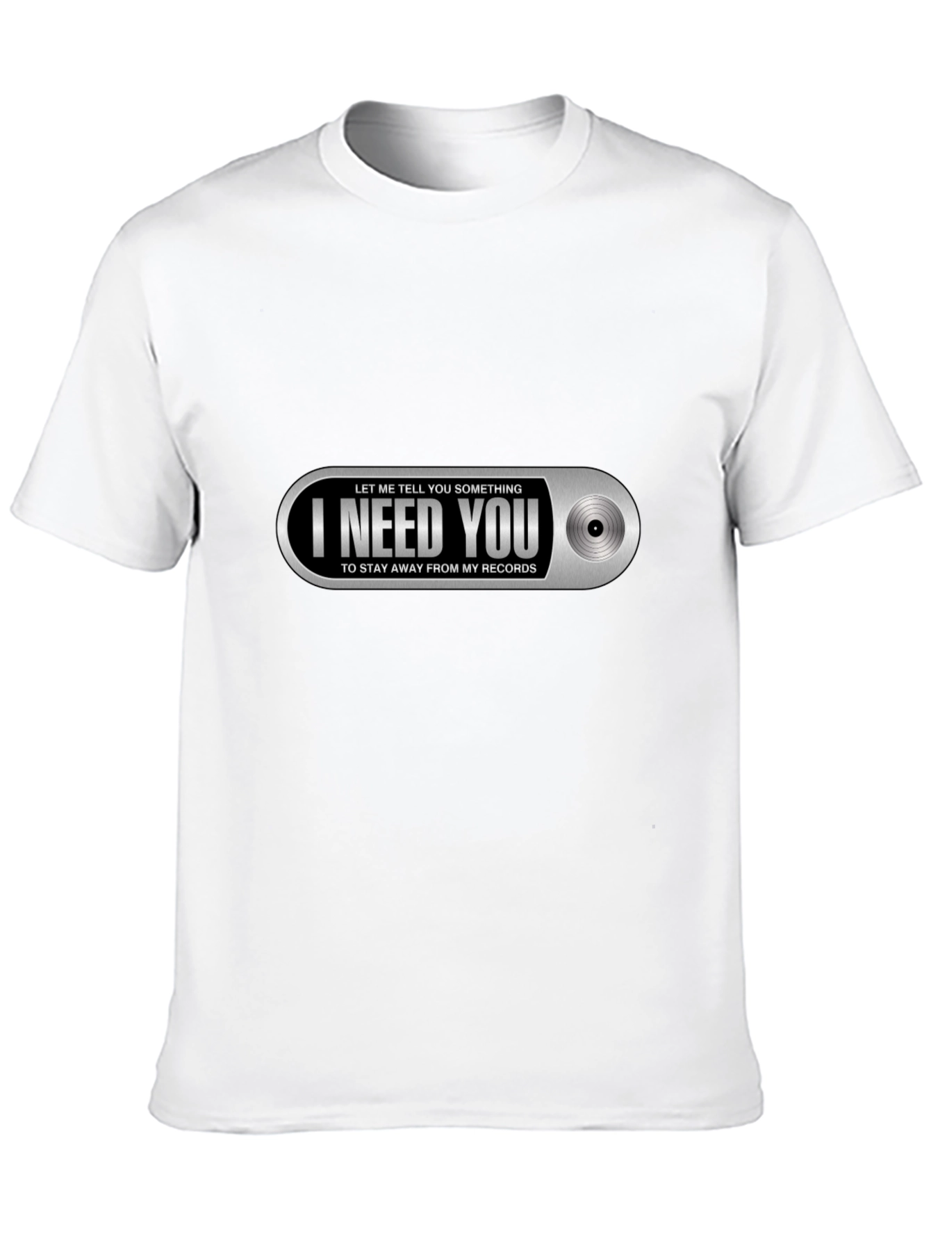 I Need You Stay Away Records Graphic T-Shirt