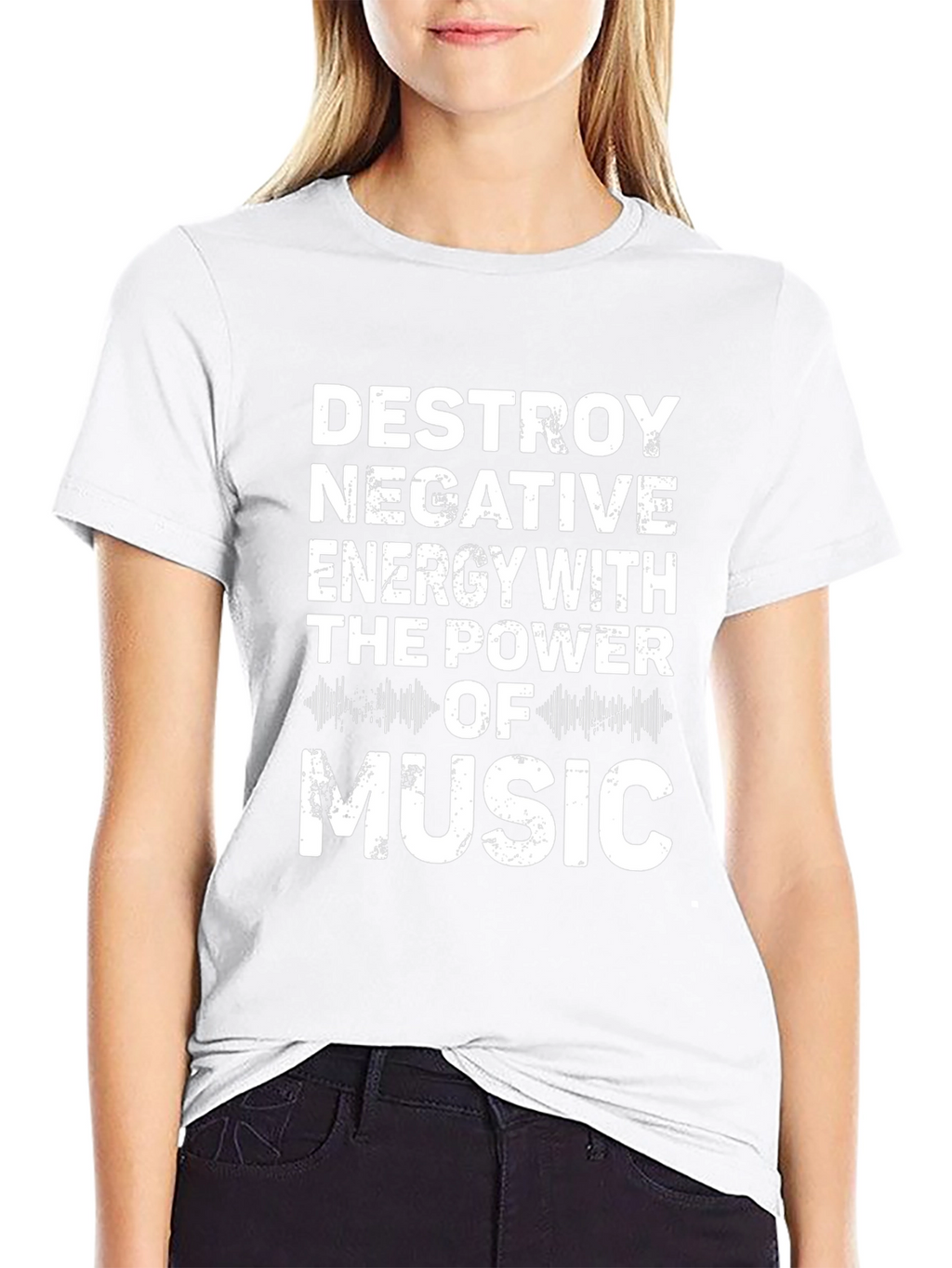 Destroy Negative Energy Music T-Shirt