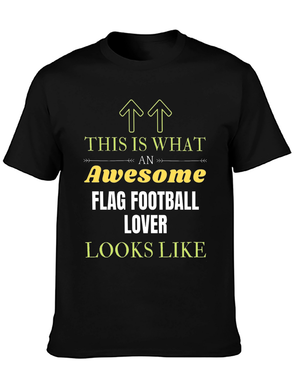 Awesome Flag Football Lover T-Shirt