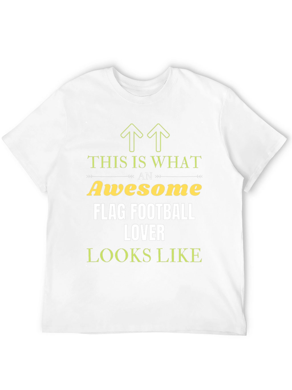 Awesome Flag Football Lover T-Shirt