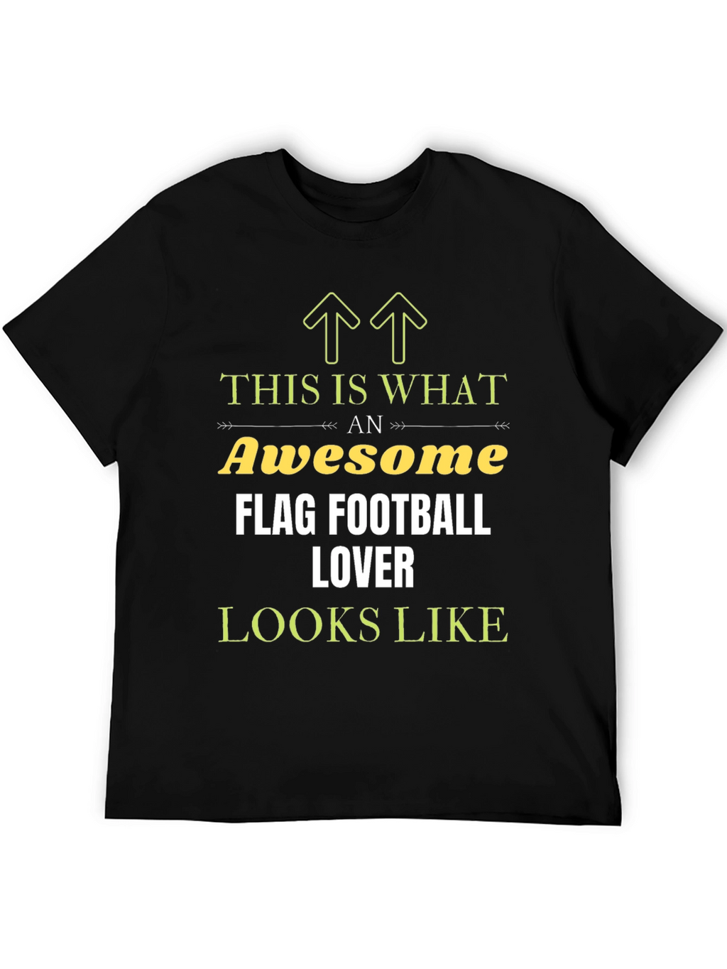Awesome Flag Football Lover T-Shirt
