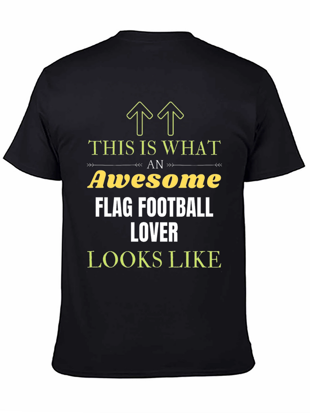 Awesome Flag Football Lover T-Shirt