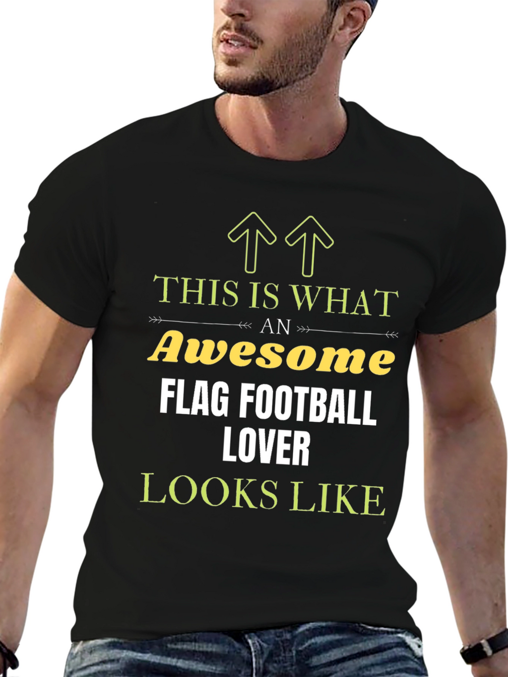 Awesome Flag Football Lover T-Shirt