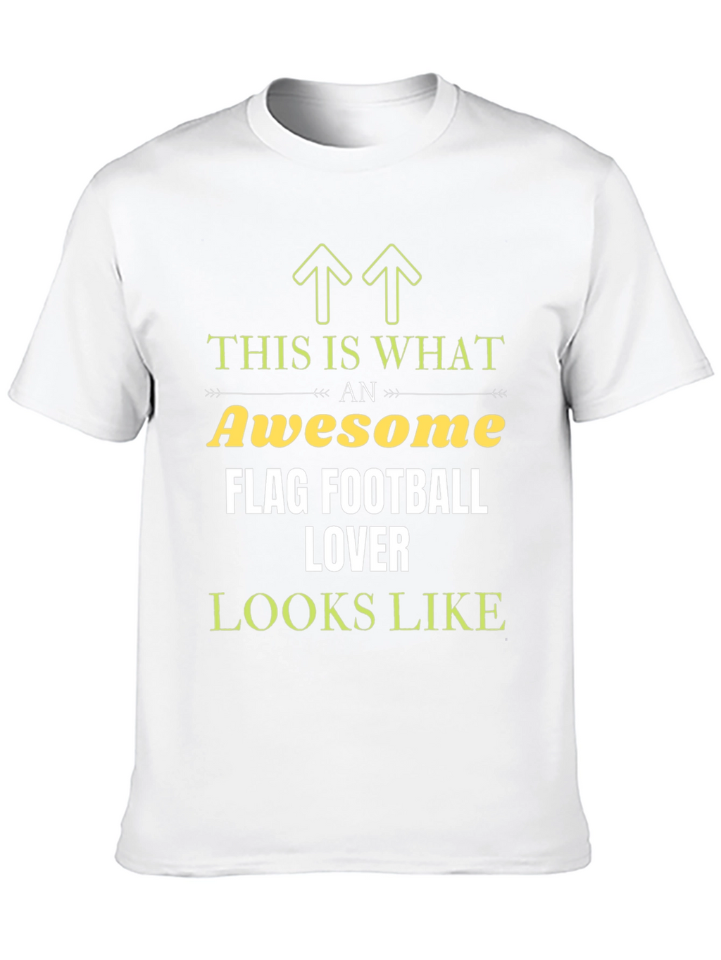Awesome Flag Football Lover T-Shirt