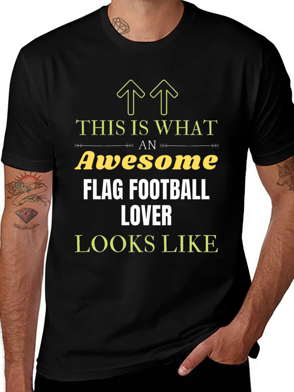 Awesome Flag Football Lover T-Shirt