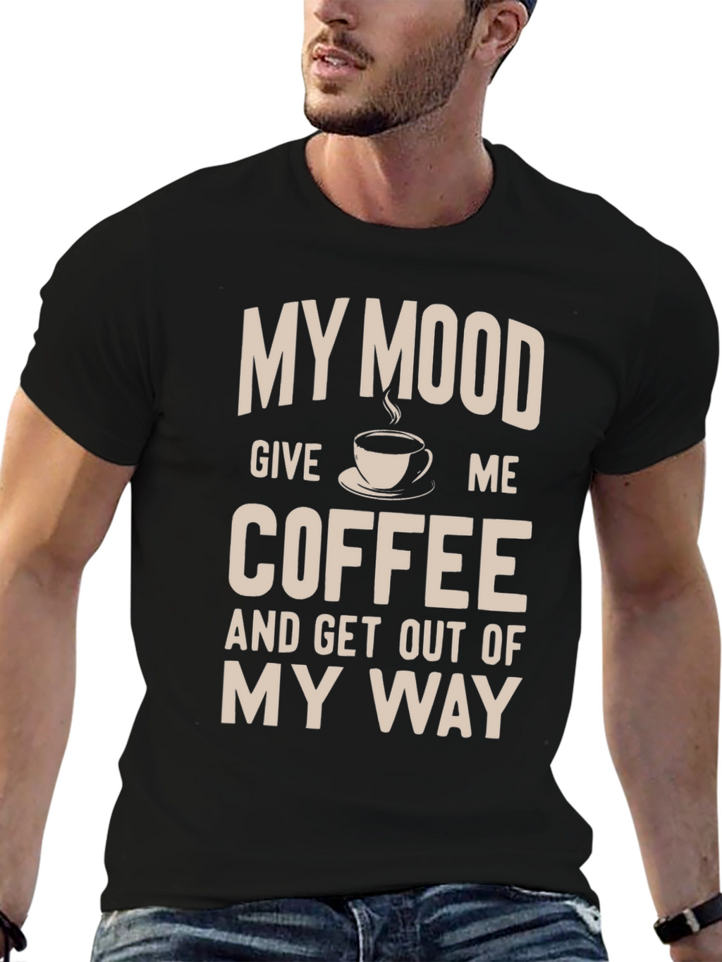 My Mood Coffee Graphic Tee