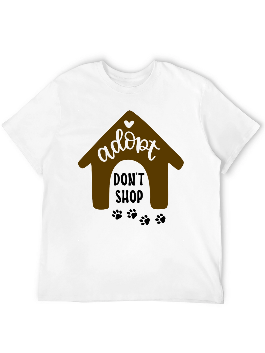 Adopt Dont Shop Black T-Shirt