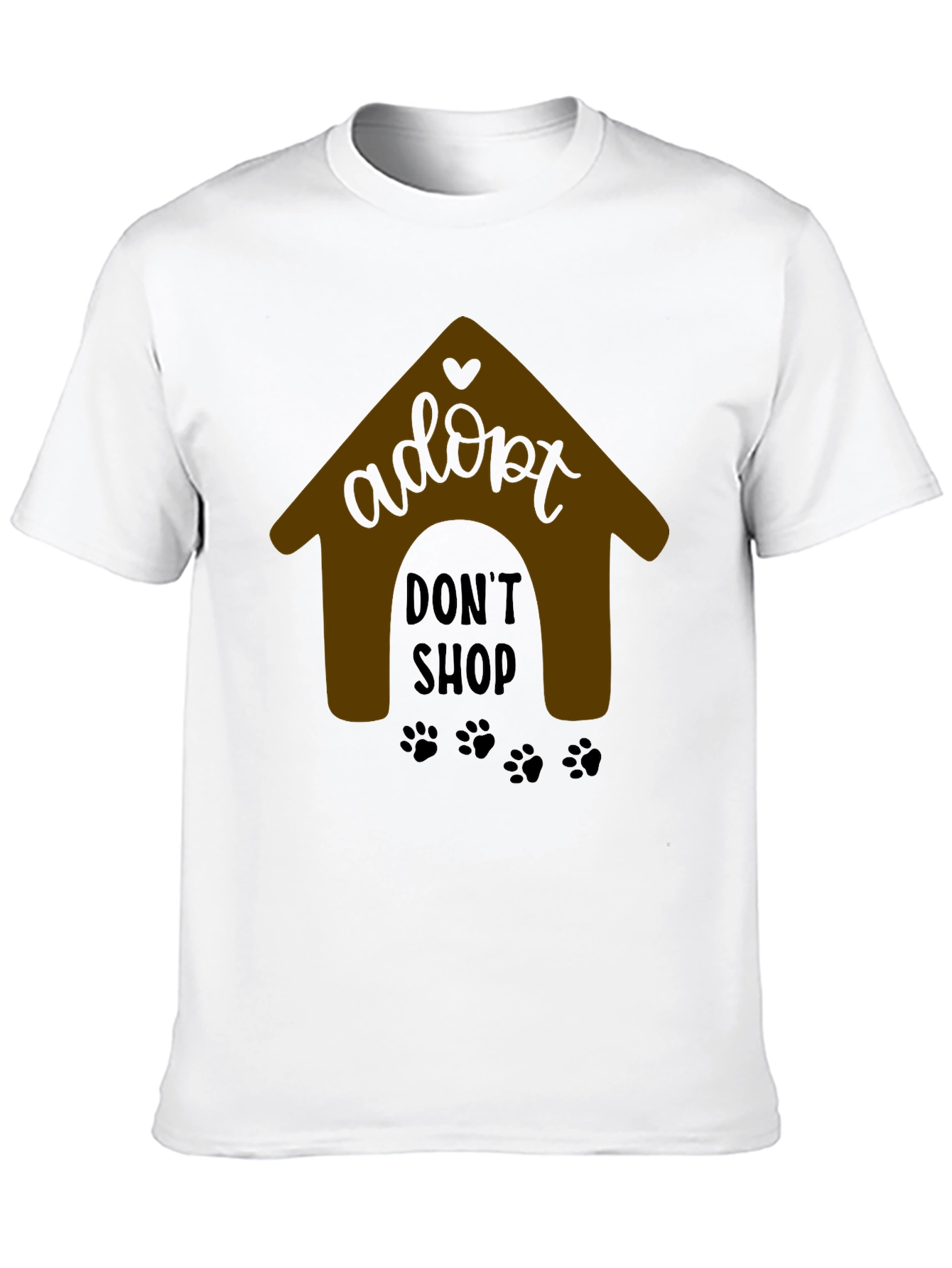 Adopt Dont Shop Black T-Shirt