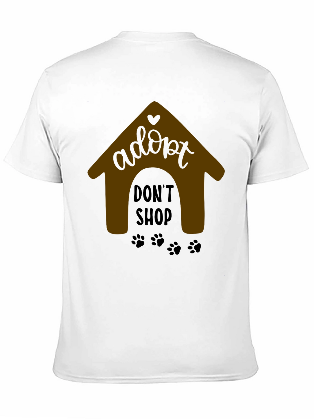 Adopt Dont Shop Black T-Shirt