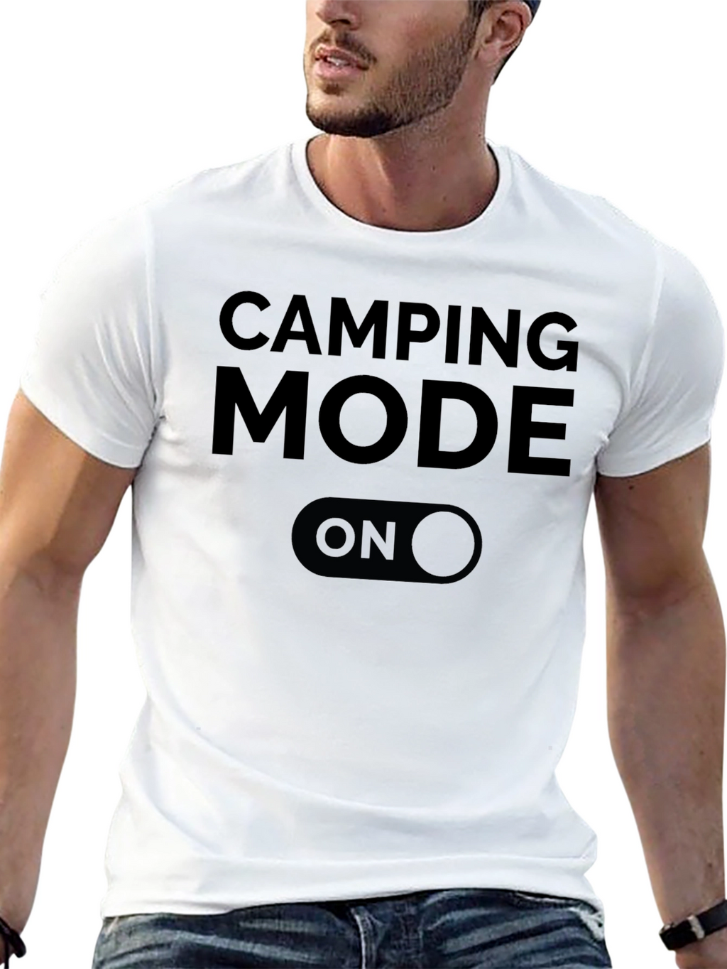 Camping Mode ON Graphic T-Shirt
