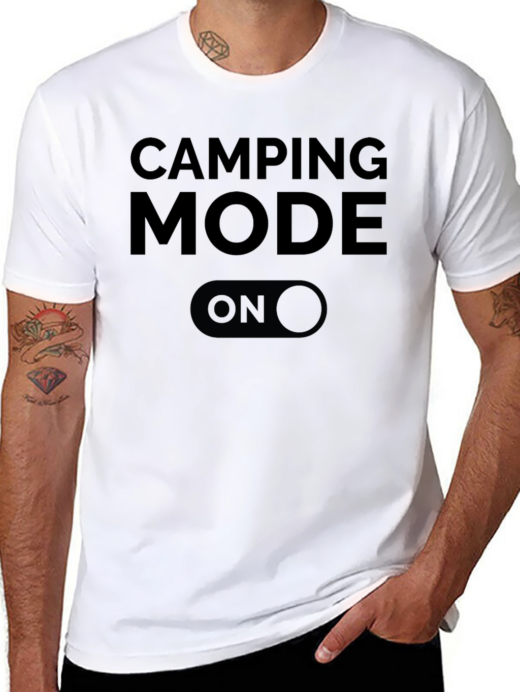 Camping Mode ON Graphic T-Shirt
