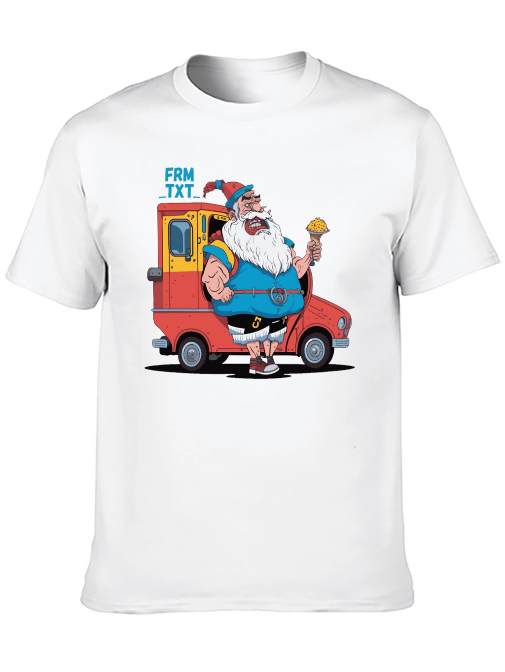 Cartoon Santa T-Shirt