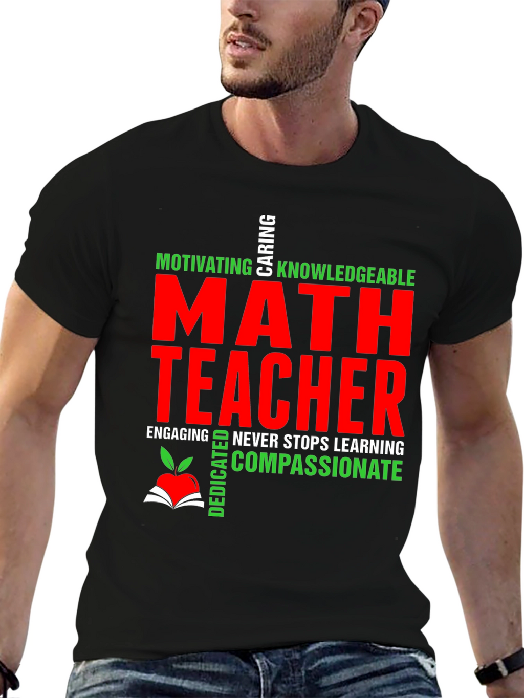 Math Teacher Graphic T-Shirt